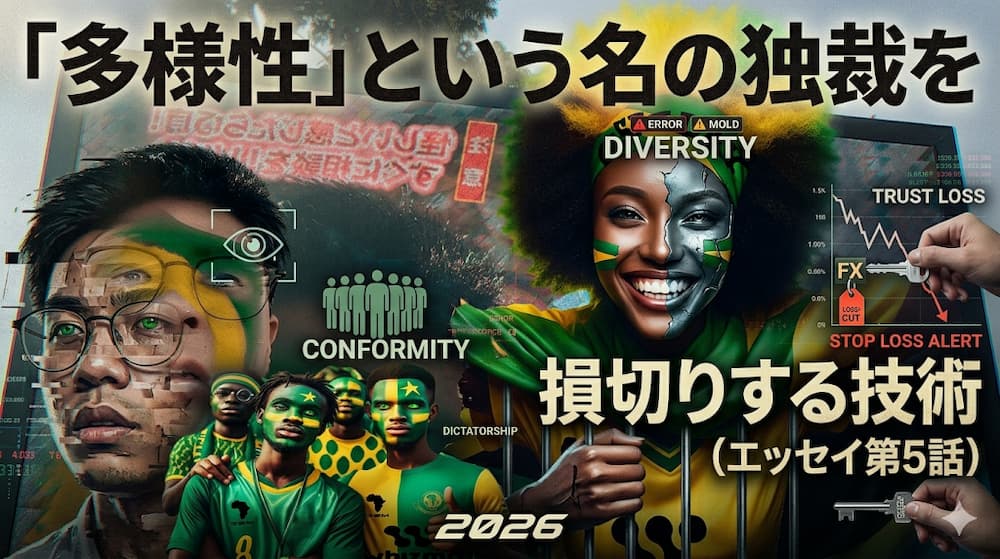 投稿についてもっと詳しく 『「多様性」という名の独裁を損切りする技術』（エッセイ第5話）