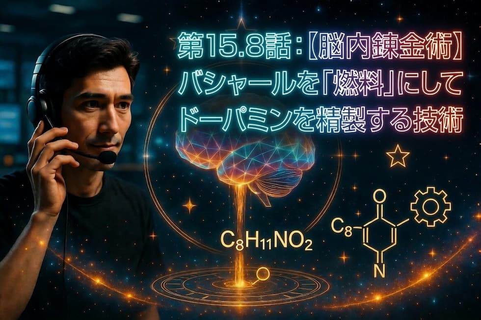 投稿についてもっと詳しく 第20話：【脳内錬金術】バシャールを「燃料」にしてドーパミンを精製する技術