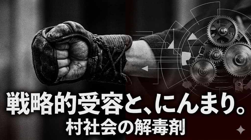投稿についてもっと詳しく 第21話：【閉鎖集落の解毒】若き継承者を「にんまり」させる戦略的受容の罠